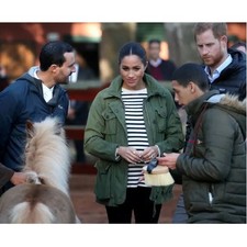 J.Crew Field Mechanic Jacket PXS Petite Olive Green Utility Meghan Markle