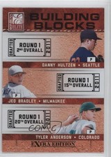 2011 Donruss Elite Extra Edition Tyler Anderson Danny Hultzen Jed Bradley #8 8q4