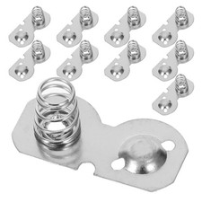 10 Pcs Aa Battery Slot Accessories Semicircle Spring Contact Plate Conversion