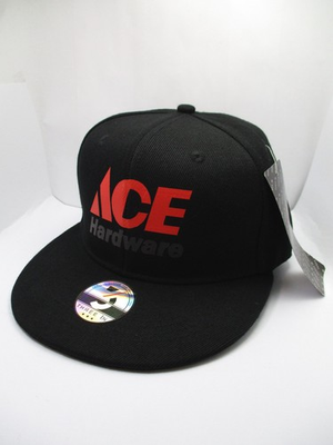 #ad #ad ACE Hardware Black Cap Hat Adjustable Snapback Adult DIY $27.95