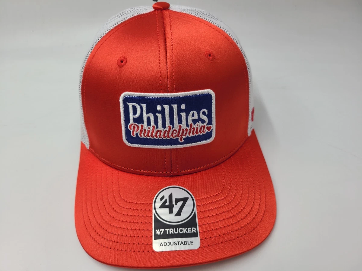 Women Philadelphia Phillies 47 Brand With Love Mesh Trucker Snapback Hat Cap MLB 47 Philadelphia Phillies MLB HITCH Snapback Hat | Finish Line main image 3