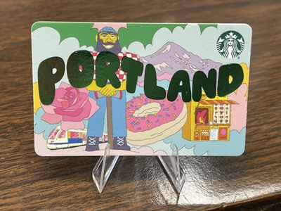 #ad Starbucks USA 2019 2020 Portland Oregon City Paul Bunyan Card #6180 VHTF NEW $3.95