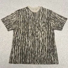 Vintage Realtree Camo Shirt Men’s Medium Single Stitch Streetwear 80’s Tree Bark