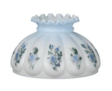 B&P Lamp 10" Shade, Melon, Sapphire Rose, C.Blue/S.Wh