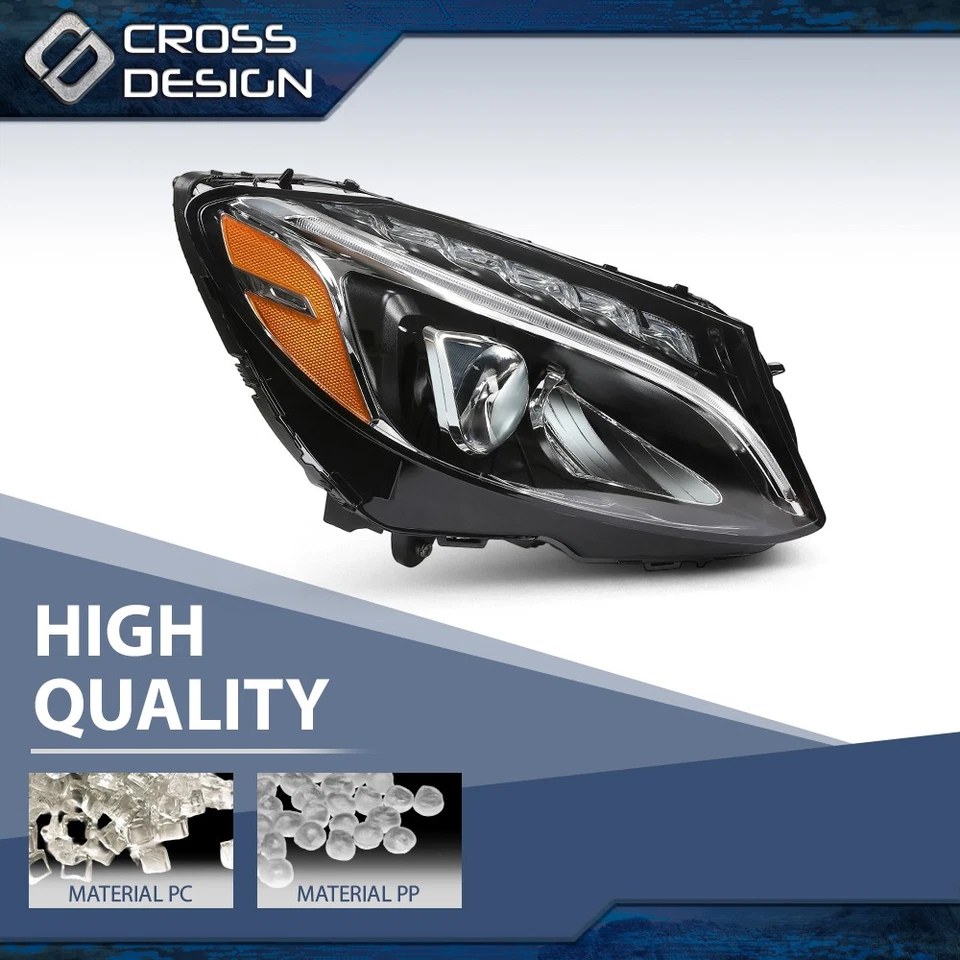 Faro LED lado derecho apto para Mercedes Benz C43 AMG C300 2015-2018 clase C  Foto 4 de 4