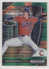 2020 Panini Prizm Draft Picks Green Pulsar Prizm Sam Weatherly #PDP81 2qw