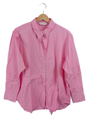 Essentials by Tchibo Hemdbluse Langarm Pink Gr. 44