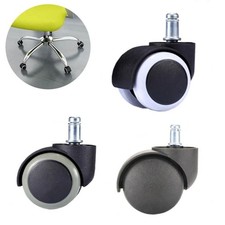 Replacement Chair Caster 2 inch Mute Wheel Universal Furniture Wheel  Office