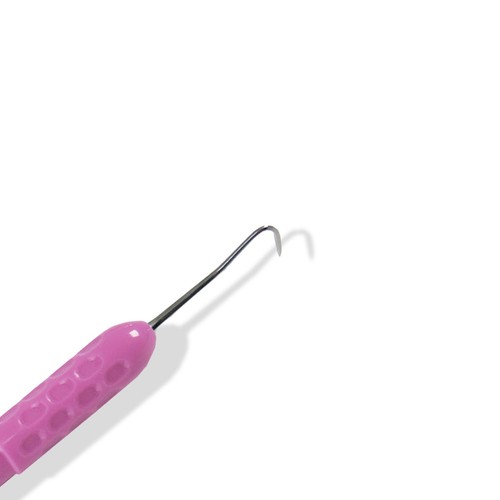 Scaler falce dentale, manico in silicone autoclavabile, anteriore, H6-H7 [#67] - Foto 2 di 4
