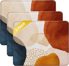3 Pack Mouse Pad with Stitched Edge, Comfortable Mouse Pads with Non-Slip Rubber
