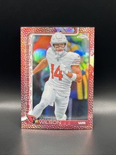 2025 Topps Chrome Football Michael Wilson #2 Leather Pigskin Refractor