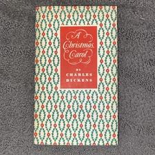 A Christmas Carol Book by Charles Dickens the Peter Pauper Press Cover 1950’s