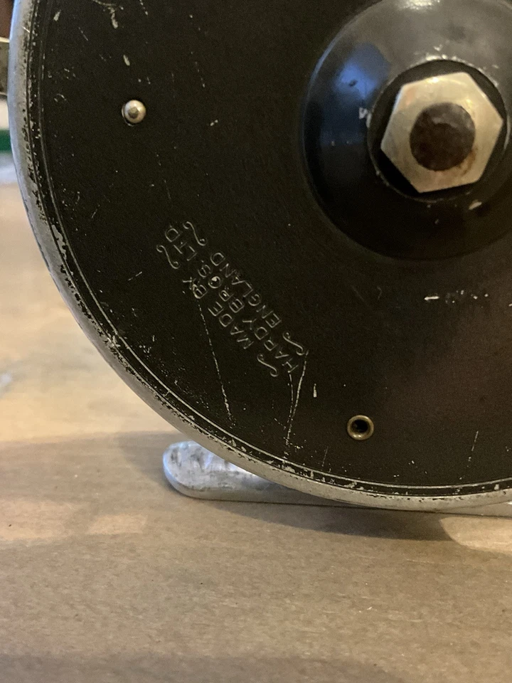 ВИНТАЖНАЯ АНТИКВАРНАЯ КАТУШКА ДЛЯ ЛОВЛИ ФОРЕЛИ НАХЛЫСТОМ HARDY BROS 'THE LONGSTONE' 3 1/2 ДЮЙМА - Изображение 4 из 4