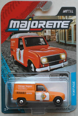 Majorette Vintage Premium Cars Renault 4L F4 orange/weiß Neu/OVP Oldtimer Auto