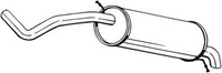 EndschalldäMpfer NachschalldäMpfer Bosal 279-757 FüR Seat VW Skoda Polo Fabia 4