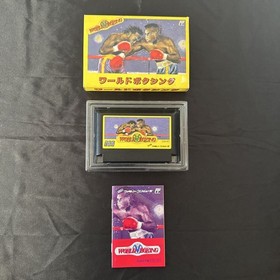 World Boxing W/box manual Famicom FC Cartridge Japan Retro Game