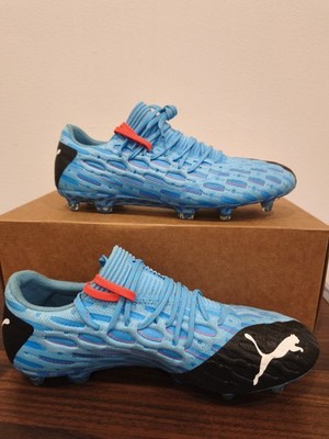 Puma Men's Future 5.3 Netfit FG AG 105756-01 Soccer Cleats Blue Black Size 9 US