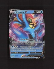 Carta Pokemon Holo Omastar V 035/195 Silver Tempest ultra rara LP+