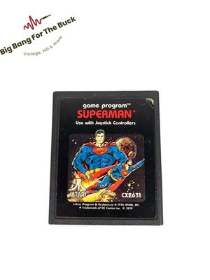 Superman   Vintage Videospiel CX2631 von 1979 für Atari 2600   selten - Sammler
