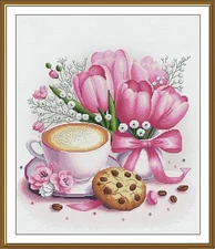 Creative Сross Stitch Embroidery Kit "Romantic spring" Nova Sloboda