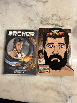 #ad #ad Archer: The Complete Season Six DVD With Slip Cover Rare OOP 2 Discs EUC $39.00