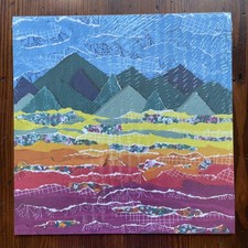 Stampin Up MASTERFULLY MADE 12x12 DSP Torn Paper Collage Mountains Flowers