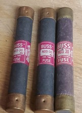 Bussman NOS 30 Fuse 30 AMP Lot Of 3