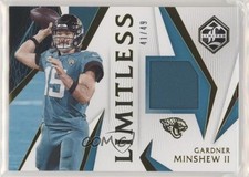 2020 Panini Limited Limitless Materials 41/49 Gardner Minshew II #LM-GM 05u0