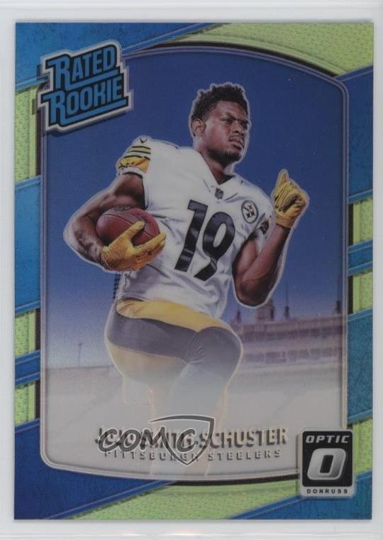 2017 Donruss Optic Rated Rookie Lime Green Prizm JuJu Smith-Schuster #176 wd7