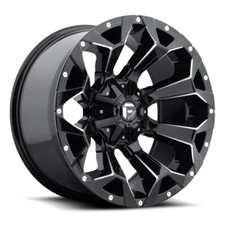 22 Fuel D576 Assault 22x10 6x135 6x5.5 Gloss Black Milled Wheel -18mm Truck Rim