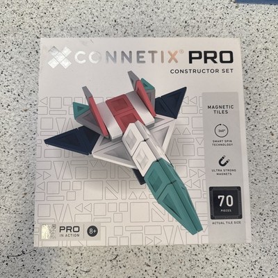CONNETIX Magnetic Tiles Constructor Set 70pc: Educational Focus on Creative