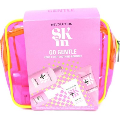 Revolution SKin Go Gentle Starter Kit Sanftes Hautpflege-Set Reiniger Toner Gift