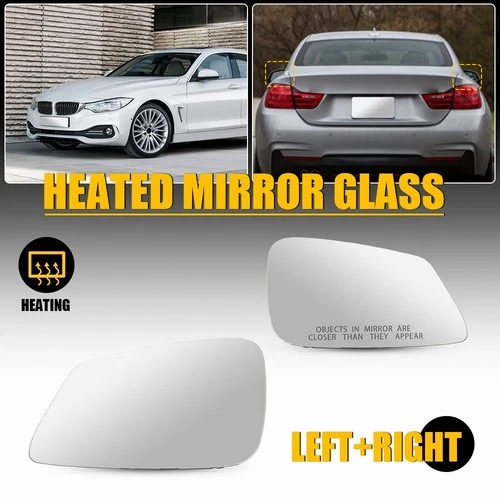 Mirror Glass Set For 2012-2018 BMW 320i Fits 2012-2015 X1 BM1325114 BM1324114