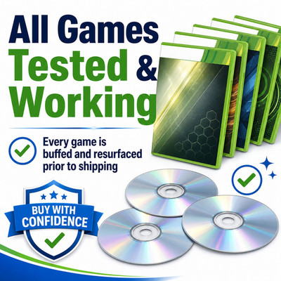 You Pick- Buy More and Save Xbox 360 games- All Game Resurfaced & Tested Working