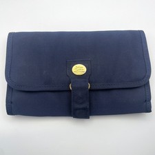 Christian Dior Cosmetic Pouch Makeup Case Mirror Travel Navy 2014