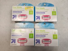 4-4 Packs: Up & Up Five Blade Replacement Cartridges   9E