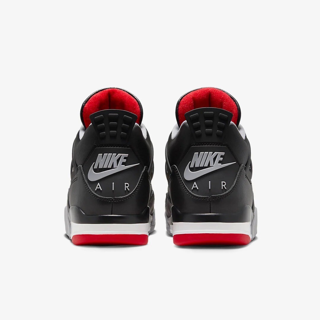 新品　ナイキ　NIKE AIR JORDAN 24 BLACK+RED=BRED Nike Air Jordan 4 Bred Reimagined 2024 FV5029 006 Black Fire