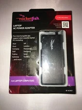 ROCKETFISH LAPTOP UNIVERSAL AC POWER ADAPTER RF-AC9021 w 5 TIPS