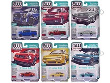 AUTO WORLD PREMIUM 2025 RELEASE 1, 6 PC SET B 1/64 DIECAST BY AUTO WORLD 64502 B