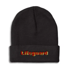 Beanies for Men Lifeguard Winter Hats for Women Acrylic Skull Cap 1 Size