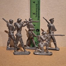 Big lot of 18 rare vintage antique 2.5" lead Toy Soldiers