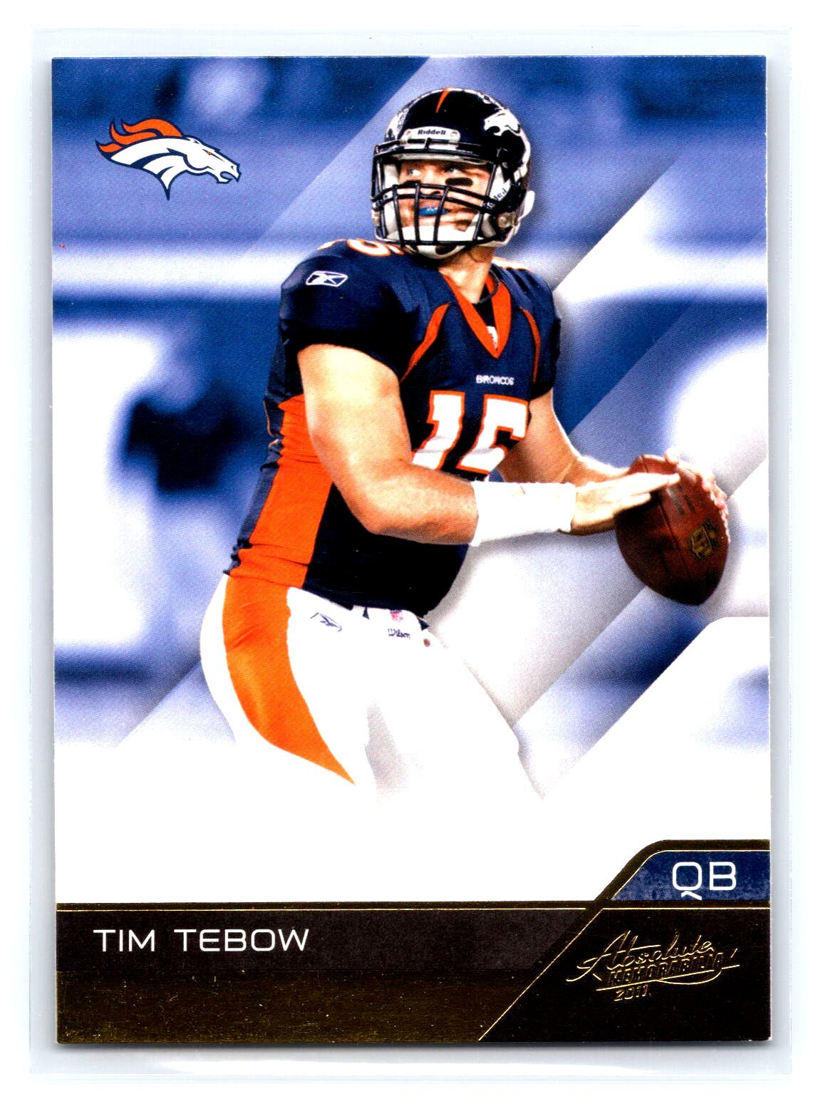 2011 Panini Absolute Memorabilia Retail #34 Tim Tebow Denver Broncos