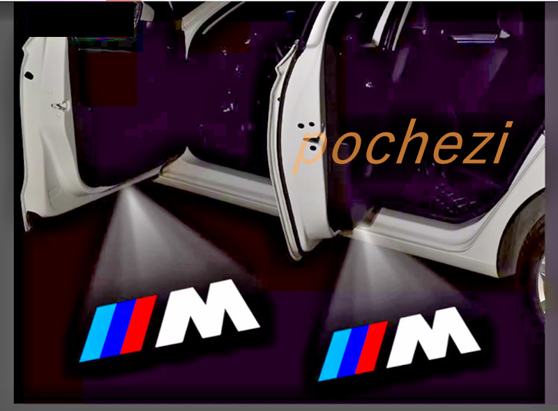 2X Car Door IIIM Welcome Light Fits For E60 E63 E90 E92 X1 anniversary USA