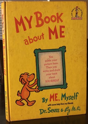 Dr Seuss My Book About Me 1st First Edition 1969 First State Theo ...