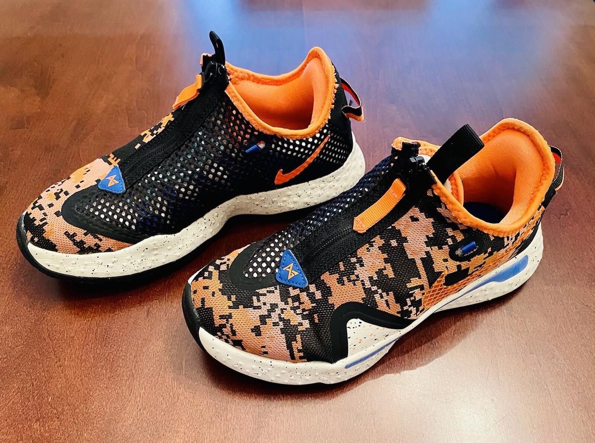 Nike PG 4 Digi Camo Paul George Boys Basketball Shoes CD5079  display picture 2