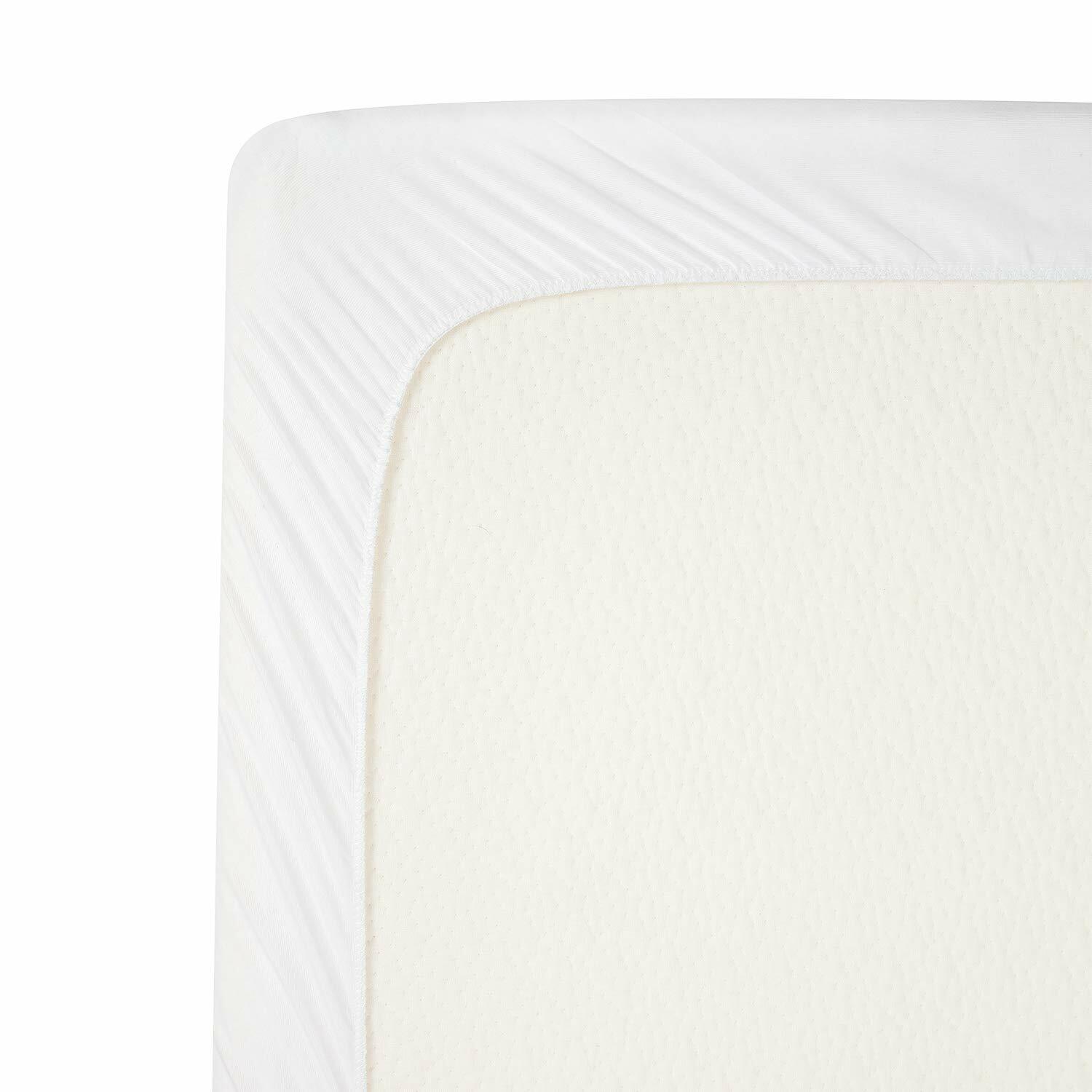 clevamama waterproof mattress protector cot bed 140x70 cm