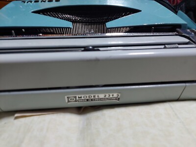 Vintage 1960s Consul Typewriter made Czech Republic model 231.3 w
