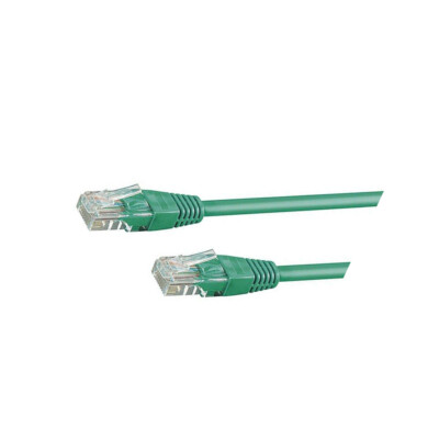 68440 Patch cord U/UTP 6 Line CCA PVC grün 1m 24AWG Goobay