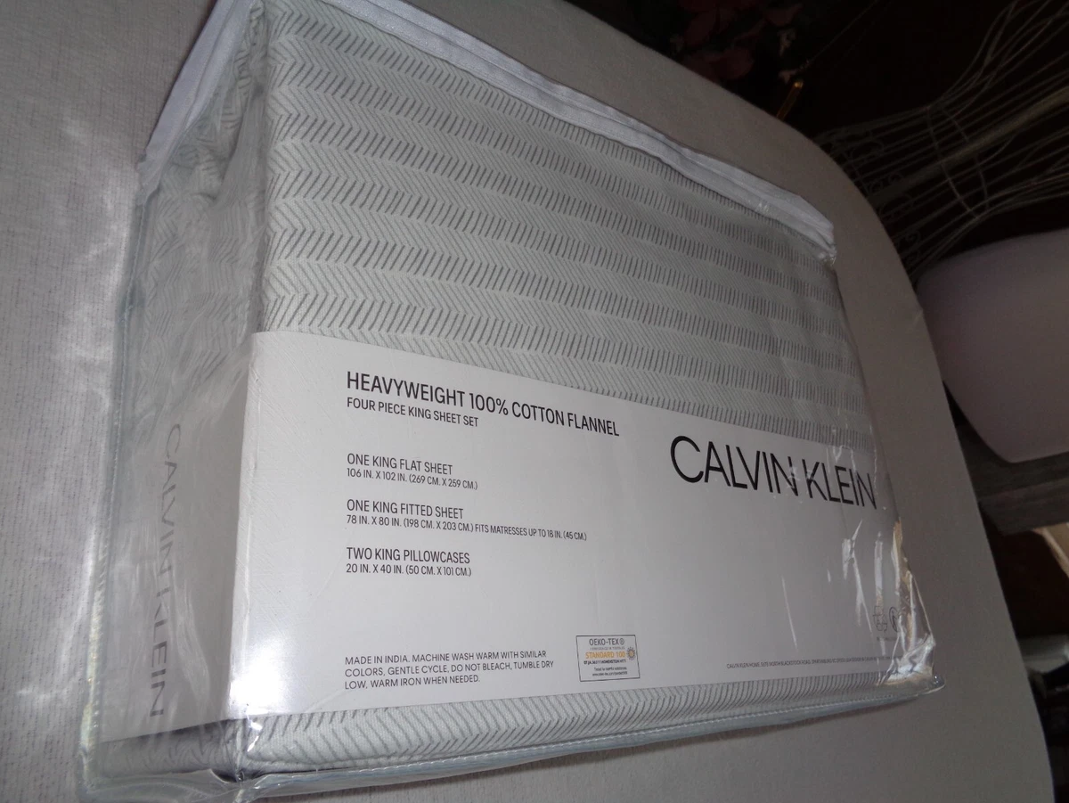 calvin klein flannel sheets