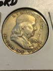 1959-D Franklin Half Dollar - Counter-stamped - 'Ford'